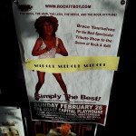 Luisa Marshall as Tina Turner sold out poster at the Coast Capital Playhouse 2012.