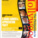 A Book Launch & Appreciation Party - The Philippines in Hollywood Poster 2013.