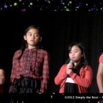 Children singing at Christmas for Everyone 2013.
