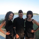 Luisa Marshall's dancers looking fierce before the Harmony Arts Festival 2012.