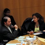 Dr. Michael Markwick and Lila Shahani at the Human Trafficking: Philippine, Canadian and Global Context Event at UBC.