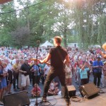 The packed crowd of thousands of people having a blast watching Luisa Marshall as Tina Turner on stage at the Harmony Arts Festival 2012. 4