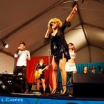 Luisa Marshall's Tina Turner Tribute on stage at the Harmony Arts Festival 2012. 6.