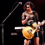 Tina Turner Tribute Artist, Luisa Marshall guitarist Kim Mendez.