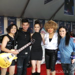 Tina Turner Tribute Artist, Luisa Marshall with her tribute family live on Global TV News with Mana Mansour.