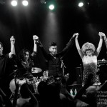 Tina Turner Tribute Artist, Luisa Marshall at the Chevrolet Performance Stage at the PNE with her band and dancers.