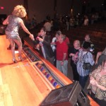 Luisa Marshall at the Boca Raton Theatre shaking hands with her fans after the show. Day 3 of her US Tour January 2013 in Florida.