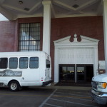 Deerfield Beach Theatre entrance. Day 1 of Luisa Marshall's US Tour January 2013 in Florida.