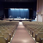 Deerfield Beach Theatre stage. Day 1 of Luisa Marshall's US Tour January 2013 in Florida.