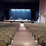 Deerfield Beach Theatre stage. Day 1 of Luisa Marshall's US Tour January 2013 in Florida.