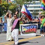 Santi Pelaez waving to crowd. Get Inspired Filipino Pride - Pinoy Pride Vancouver 2013 - Simply the Best - The Luisa Marshall Show.