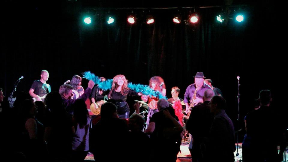 The Luisa Marshall Band at the Boulevard Casino Lions Den on October 2012. Disco Inferno.