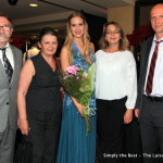 Sofiya Chorniy with her family.