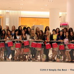 Miss World Canada 2013 delegates at Holt Renfrew.