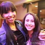 Kara Granger with fan Zenia Marshall.