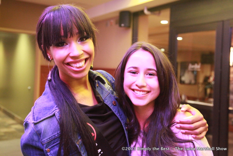 Kara Granger with fan Zenia Marshall. 