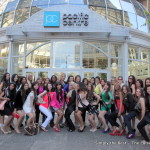 Miss World Canada 2013 delegates ready for the mall.