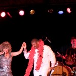 Tina Turner impersonator Luisa Marshall with the sexiest man in Bermuda, Mark Anderson.