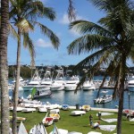 Downtown Hamilton, Bermuda with Tina Turner Tribute.