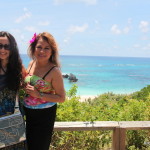 Back Up Singer Zenia Marshall with mom and Tina Turner Tribute artist Luisa Marshall in Bermuda.