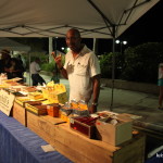 Bermuda Festival stall in downtown Hamilton.