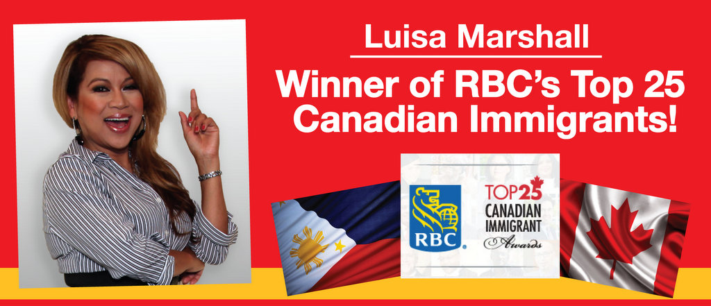 Luisa Marshall Winner of RBC's Top 25 Canadian Immigrants