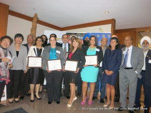 Proud 2013 RBC Top 25 Canadian Immigrants pose for some photos.