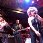 Luisa Marshall as Tina Turner at the 2013 FanClub Pride Party with her band.