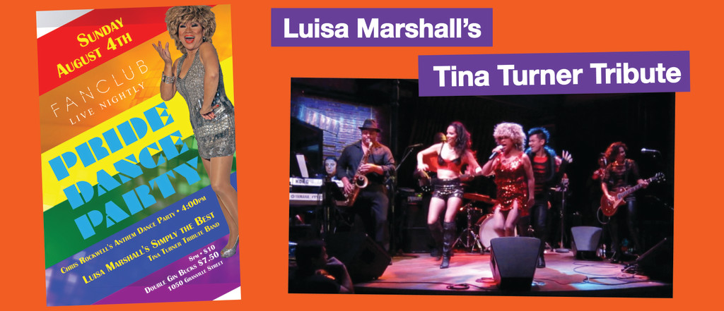 Luisa Marshall as Tina Turner at the Vancouver FanClub's Pride Party 2013 - Featured Image