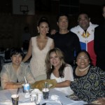 Simply the Best TV Host Luisa Marshall with friends at the Filipino Community Center Dinner/Dance Fundraising Event 2013.