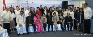 Simply the Best TV Host Luisa Marshall along with MV-PACES, Barangay North Van, Filipino Community Center friends & supporters.