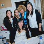 Celebrity Tributes for the Philippine Haiyan Victims. Silent Auction Heroes Christina, Nancy, Susan and Amanda Tuyen with Luisa Marshall as Tina Turner