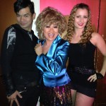 Celebrity Tributes for the Philippine Haiyan Victims. Tina Turner Tribute Artist Luisa Marshall with her dancers Leandro Mendez and Allison Riley
