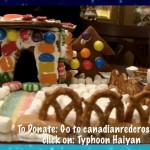 Homemade Gingerbread houses.