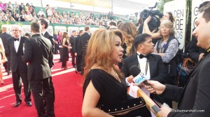 Luisa Marshall at the 2014 Golden Globe Awards.