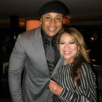 Luisa Marshall at the 2014 Golden Globe Awards with LL Cool J.