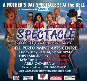 Tina Turner Tribute Spectacle at the Bell Centre Ad Updated