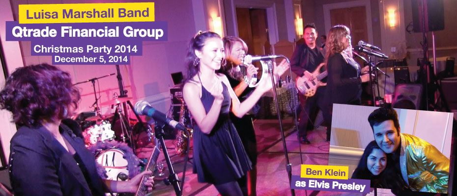 Featured - Qtrade Financial Group Christmas Party 2014 – Luisa Marshall Band